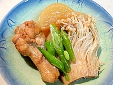 さっぱり甘酢♪手羽元と大根の煮物